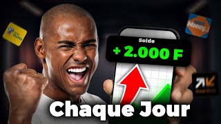 2000FCFA 🥳 retirable via mobile money avec  ce nouveau site 🥰