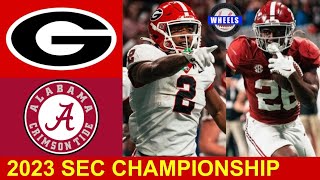 #8 Alabama vs #1 Georgia | INCREDIBLE SEC CHAMPIONSHIP GAME | 2023 College Footb