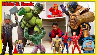 Spider-Man’s Hide and Seek with Action Figures | Toy’s Alive | DEION'S PLAYTIME