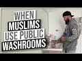 When Muslims use public washrooms #shorts