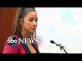 Olympic gold medalist Aly Raisman speaks at Nassar sentencing