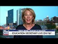 education secretary devos on combating the homeless crisis in schools