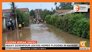 Heavy downpour, poor drainage leave roads and houses flooded  Nairobi