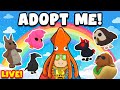 🔴 LIVE - Giving Away Free Pets In Roblox Adopt Me!