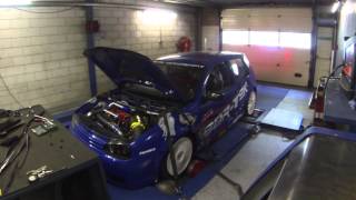 VW Golf 4 20v turbo GTX3076 700hp KMS MD35 ecu on dyno