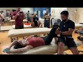 Thai Massage Class  Demonstration - high speed for demo