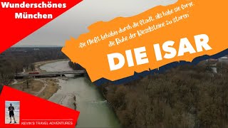 Die Isar in München: Impressionen aus der Luft