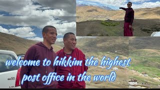 We went for a visit to the hikkim post office!welcome to hikkim the highest post office in the world