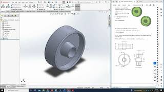 Solidworks - Exercise 26 - Wheel