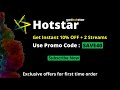 Hotstar Promo Code Canada:- SAVE40.