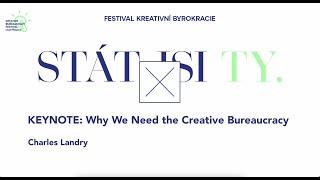 KEYNOTE: Why We Need the Creative Bureaucracy | Festival kreativní byrokracie 2022