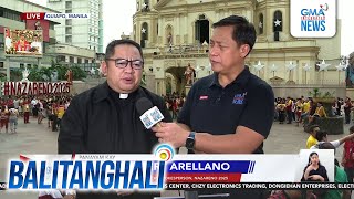 Panayam kay Rev. Fr. Robert Arellano, Parochial Vicar, Quiapo Church, spokesperson... | Balitanghali