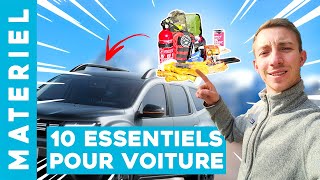 10 INDISPENSABLES que tout le monde devrait avoir dans sa VOITURE !