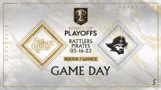 Bradford Rattlers vs Ville Marie Pirates. Russell Cup Playoffs. Round 3, game 2.