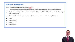 Intangibles - Example 1 - ACCA Financial Reporting (FR)