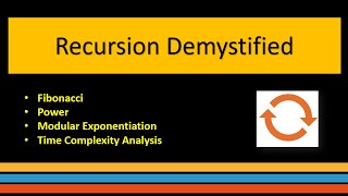 Recursion Analysis | Time Complexity | Python Coding