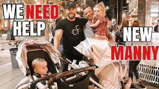 Triplets fight at dinner | We hired a Manny?! We need help!