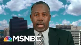 Ben Carson: Hillary Clinton Should Have Known Better | Andrea Mitchell | MSNBC