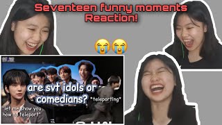 Are SEVENTEEN idols or comedians? (Seventeen funny moments) First Time Reaction! 😂 By mwuahjk