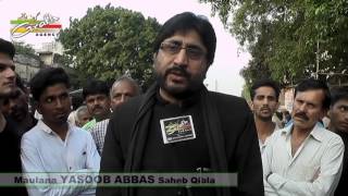 Maulana Yasoob Abbas | Speaking on Taboot Procession | 19th Ramzan 1438 | Lucknow India