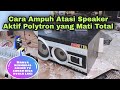 Cara Memperbaiki Speaker Aktif Polytron Mati Total-Modal Gacun TV