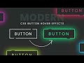 Modern CSS Glowing Button Hover Effects | Html CSS Tutorial #viral #mcawali