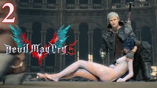 Lady Rescue Cutscene - Devil May Cry 5 Gameplay Walkthrough Part 2 | Playthrough Let's Play Reaction