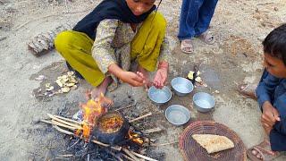 Village Foods | Desi Cooking by Cute Kids In Pakistani Punjab 2018