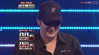 The Devilfish vs Phil Hellmuth | Classic Hands - Premier League Poker | partypoker