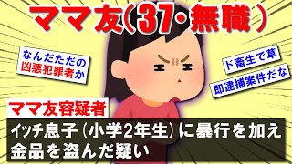 【2chスカッと】ママ友（37・無職）小2の息子に強盗致傷！→息子を傷つけた泥ママを絶対許さない！！【ゆっくり解説】