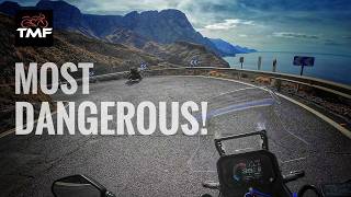 Suzuki V Strom 800 DE v RE: on Spain's most DANGEROUS road!