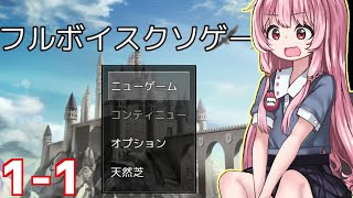 声優１名で頑張ったフルボイスRPG①【フルボイスクソゲーRPG】