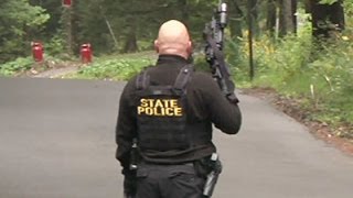 Raw: Police, FBI Search for Pa. Shooting Suspect