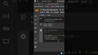 Tipos de datos en Python - Boleanos (bool) #shorts #python #pythonprogramming #programacion