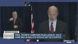Trump's campaigns files lawsuit, says some Pennsylvania mail-in ballots should not be counted
