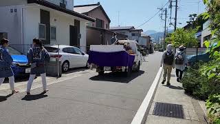 令和５年松原神社例大祭筋違橋欄干橋　　お囃子