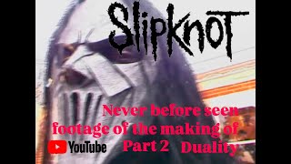 🔥 INSANE  FOOTAGE OF SLIPKNOT!  Behind the Scenes of the Making of the DUALITY Music Video Part 2! 🎬