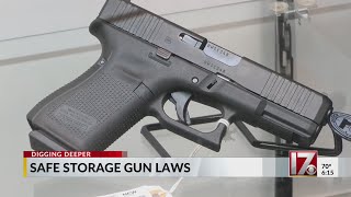 Safe storage gun laws in North Carolina