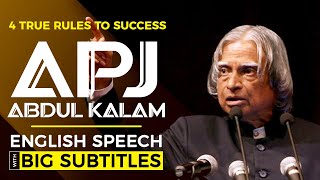 APJ Abdul Kalam Most Inspiring Speech | With BIG SUBTITLES