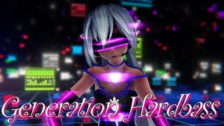 FLASH WARNING!! ≡MMD≡ Yowane Haku - Generation Hardbass [4KUHD60FPS] ENG SUB