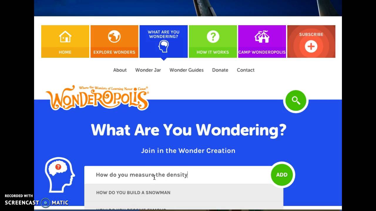 Wonderopolis Youtube Wonderopolis Youtube