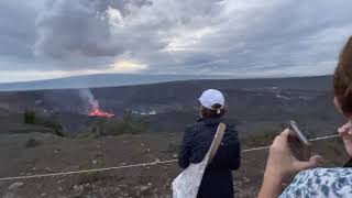 ハレマウマウ　ハワイ島の火山噴火中☄️溶岩の自然の躍動ってずっと見てられる🔥✨Volcano Halemaumau erupting beautiful 🌋 2021 Nov 14