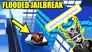 asimo3089 FLOODED the JAILBREAK MAP??!! [UNDERWATER JAILBREAK] | Roblox Jailbreak Winter Update