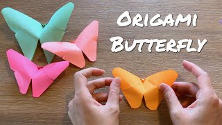 How To Make An Easy Origami Paper Butterflies In 3 Minutes / Easy Craft / DIY Crafts