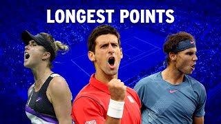 Longest Points on Record! | Men's and Women's Singles | US Open