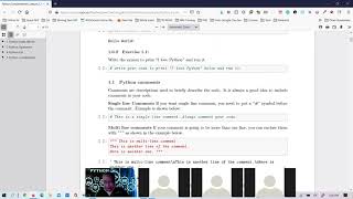 Lesson 1 (Python Hello World, Comments, Google Colab)