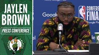 Jaylen Brown: "I Did a Sh*t Job Taking Care of the Basketball Tonight." | Celtics Game 3 Postgame