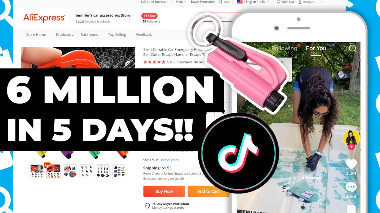 10 VIRAL TikTok Dropship Products Trending This Week! - YouTube