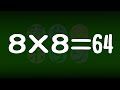 九九読み上げ・2の段から耐久【bgmなし・音声付き・暗記を助けるシンプル仕様】　 九九　 かけ算　 覚え方