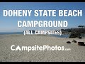 Doheny State Beach, CA (All Campsites)